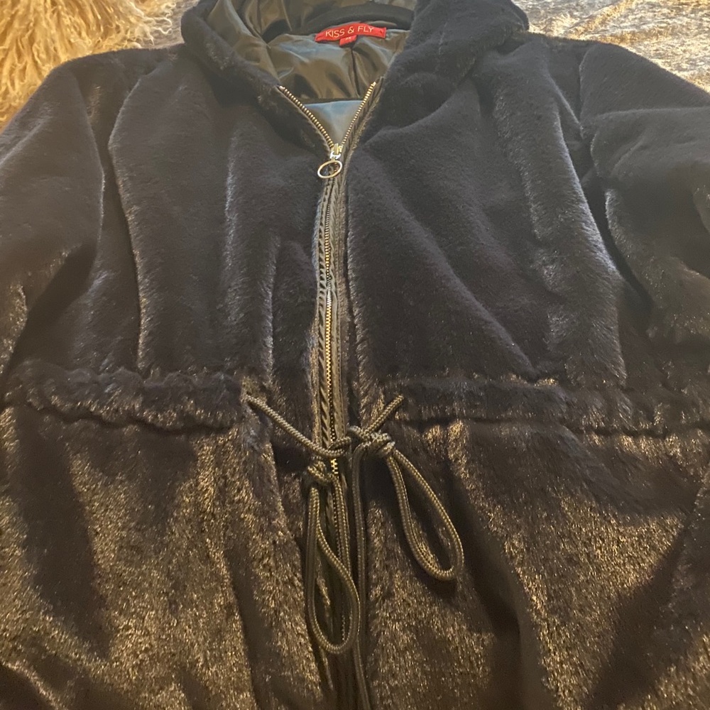 Faux fur jacket